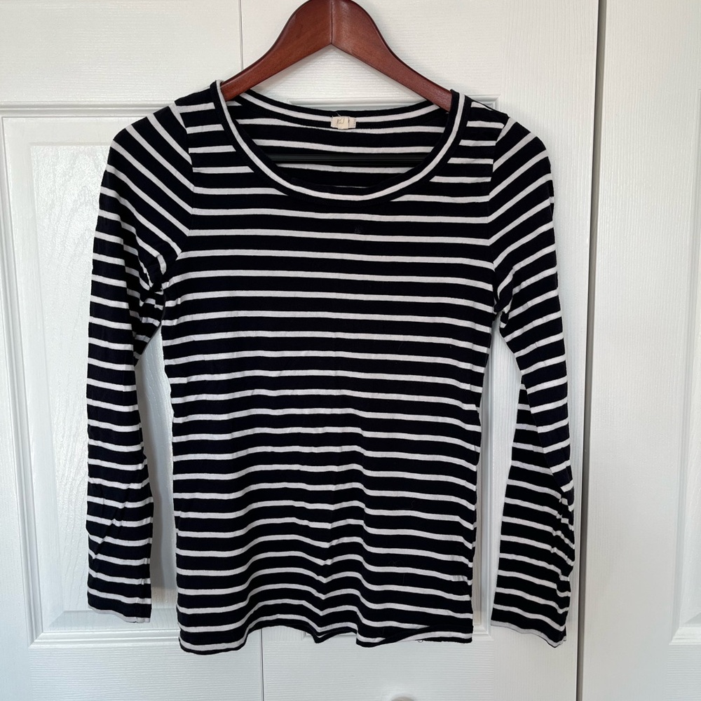 J crew scoop neck long sleeve tee